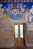 Ladakh - Tak Tok gompa, mural paintings 